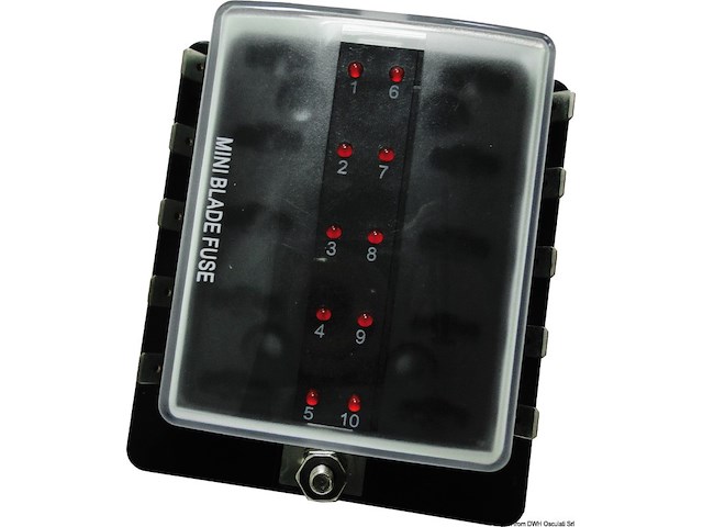 Scatola portafusibili lamellari MINI 10 uscite