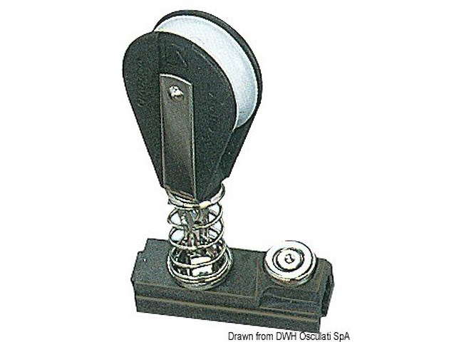 Carrello con bozzello a molla 25/26 mm