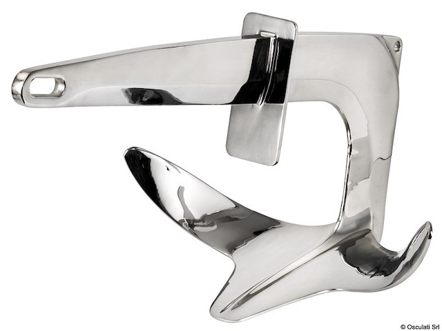 Ancora Trefoil 10 kg con piastra anti schizzi