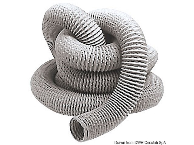 Tubo per aspiratore autoestinguente 80 mm