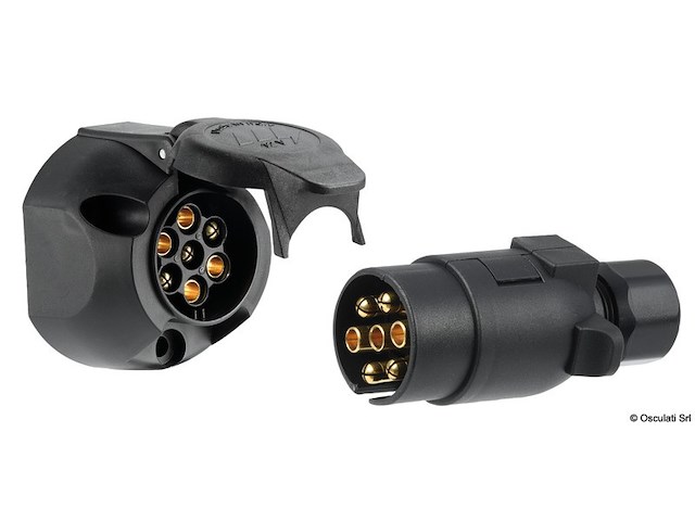 Presa + spina 7 poli x rimorchi