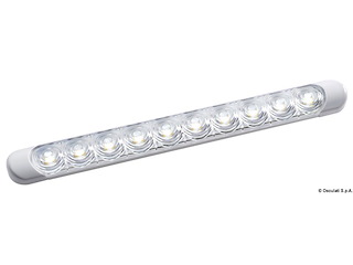 Plafoniera LED da appoggio bianca 230x24x11 mm