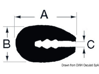 Profilo PVC nero 3,5 mm  (rotolo 24 m)