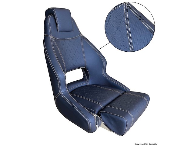 Sedile anatomico imbottito con flip up RM52