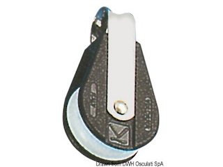 Bozzello Plastinox 1 puleggia 8x34