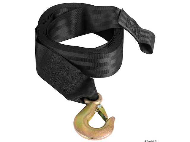 Nastro nylon 10 m con moschettone