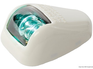 Fanale bianco verde 112° Orions