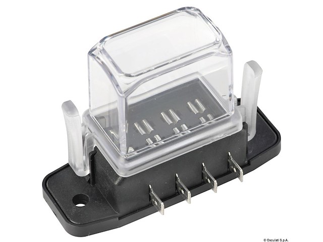 Scatola portafusib. lamellari alta imper. 4 posti