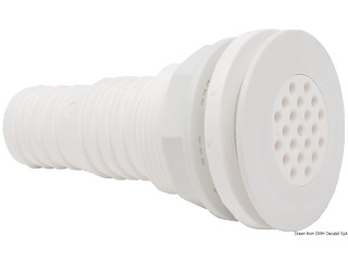 Scarico a mare 1" 1/2 con rete