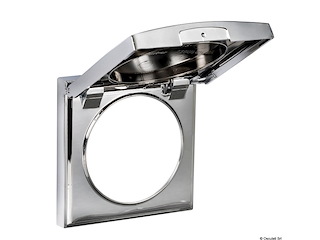 Cornice con coperchio cromata