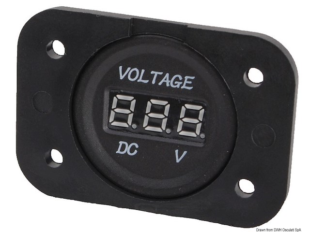 Voltmetro digitale 8/32 V da incasso