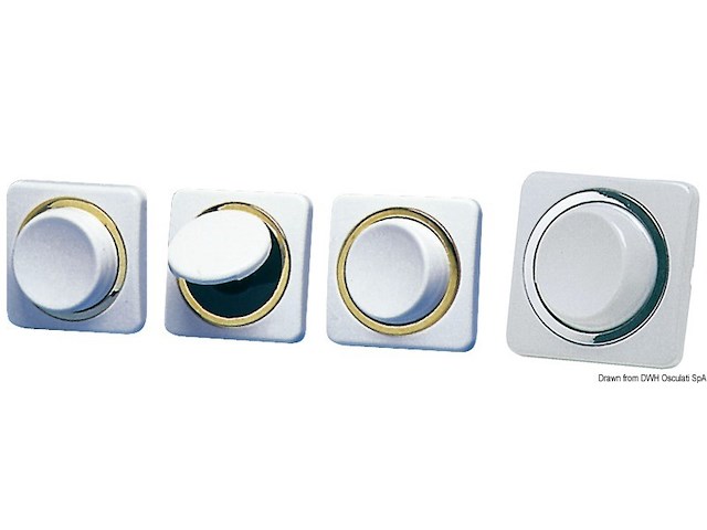 Interruttore grigio on-off-on