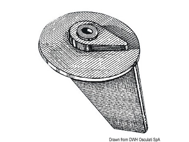 Anodo pinna Tohatsu 25/50HP