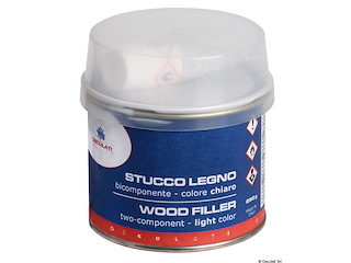 Stucco legno bicomponente chiaro 150 ml