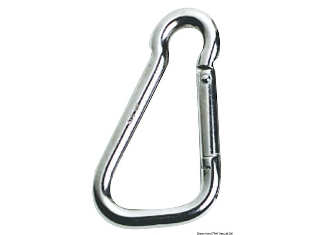 Moschettone inox grande 23 mm