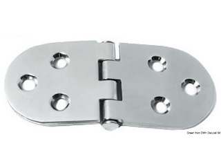 Cerniera inox 130x60 mm