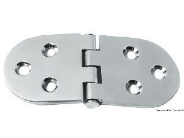 Cerniera inox 130x60 mm