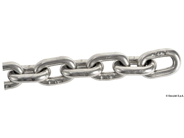 Catena inox calibrata 6 mm x 100 m