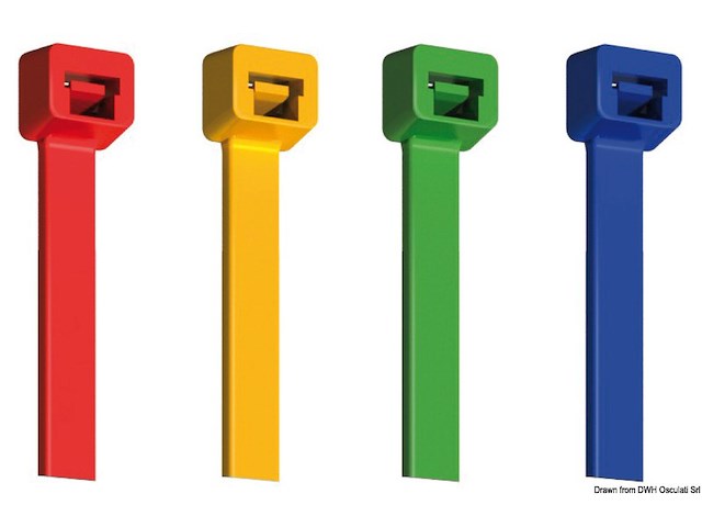 Fascette colorate 3,5X140 mm blu