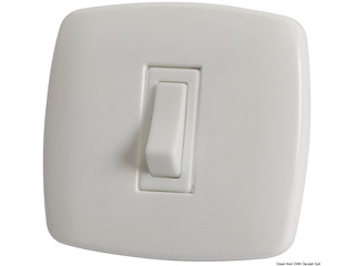 Interruttore Contemporary 1 p. bianco