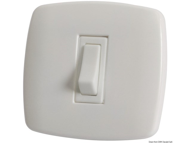 Interruttore Contemporary 1 p. bianco