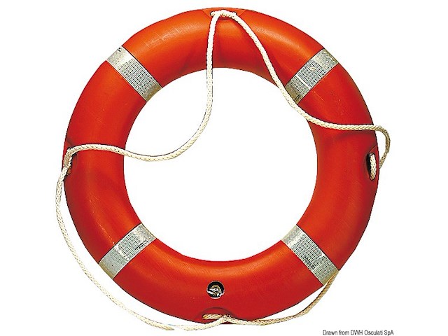Salvagente omologato MED 45x75 cm 3 kg