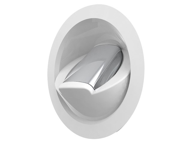 Doccia c/miscelatore Saturn base verticale bianca