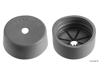 Tappo in plastica per tubo grigio 16.104.40