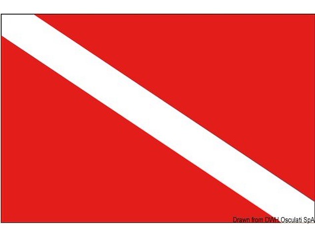 Bandiera sub 20 x 30 cm