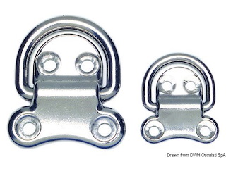 Base con anello 45x45 mm