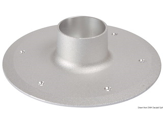 Base superiore lega sabbiata Ø 80 mm