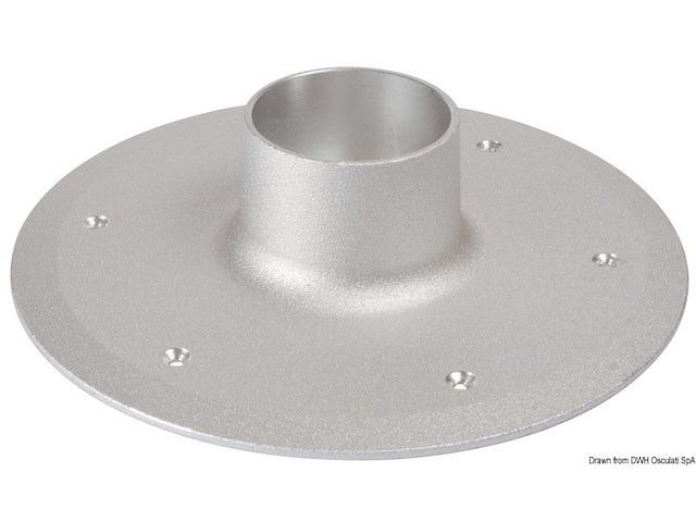 Base superiore lega sabbiata Ø 80 mm