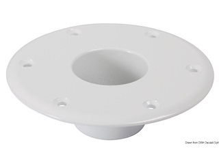 Base alluminio bianco pavimento per tavolo