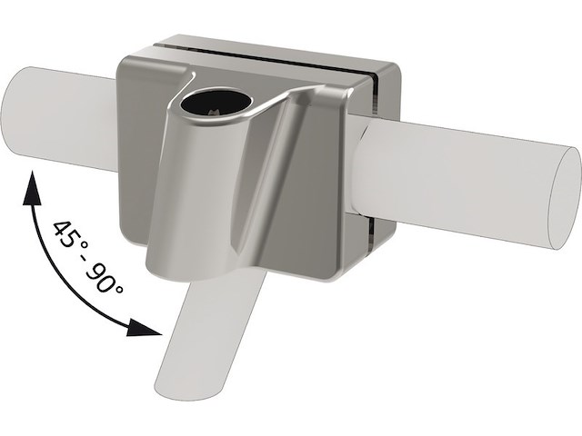 Basi DX-SX acciaio inox fissaggio su pulpito sistema Mickey