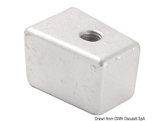 Anodo zinco piede Yamaha 30/60 HP