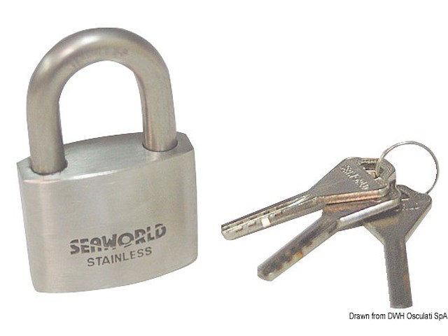 Lucchetto inox arco 40 mm