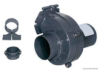 Aspiratore gas 24 V 150 m³/h 3 A