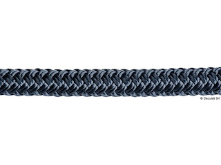 Treccia doppia blu mm 6