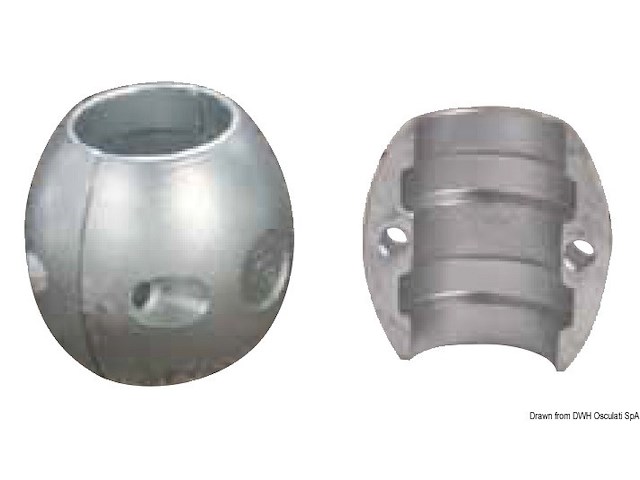 Anodo oliva asse mm 70