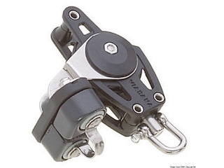 Bozzello 1 puleggia arricavo e strozzascotte A