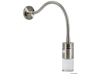 Luce snodata testa letto