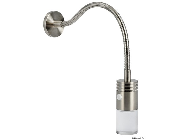 Luce snodata testa letto