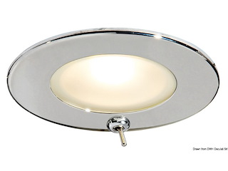 Plafoniera LED da incasso Atria II luca Bianca