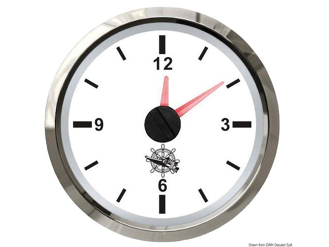 Orologio al quarzo bianco/lucida