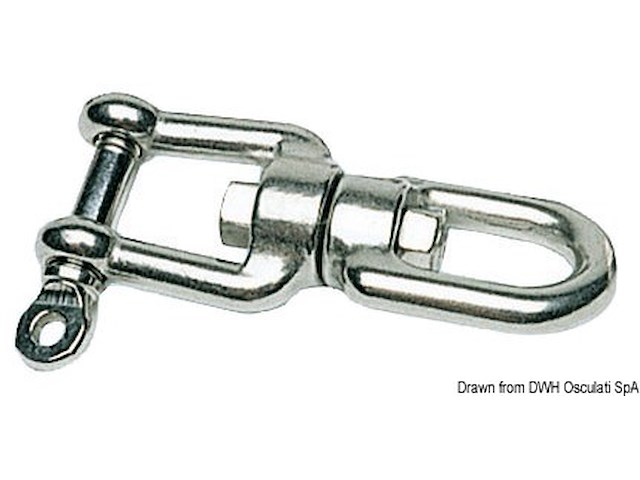 Girella inox occhio/grillo 8 mm