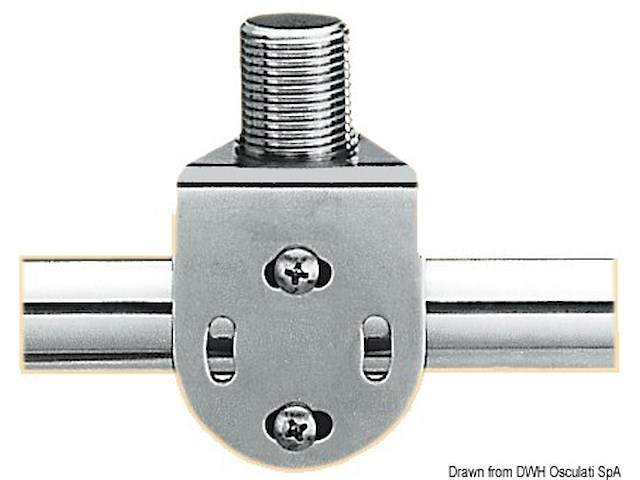 Supporto inox per pulpito perGPS/VHF