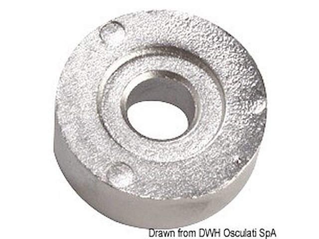 Anodo alluminio a rondella mm 24x14