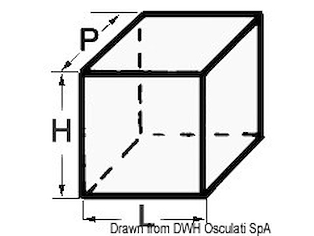 Cornice fissaggio 3 lati Ice Maker Clear inox B/B