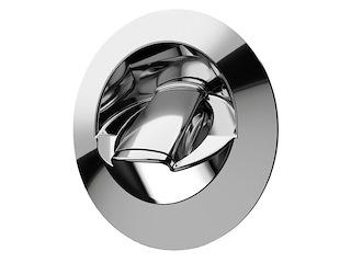 Doccia c/miscelatore Saturn base verticale Inox