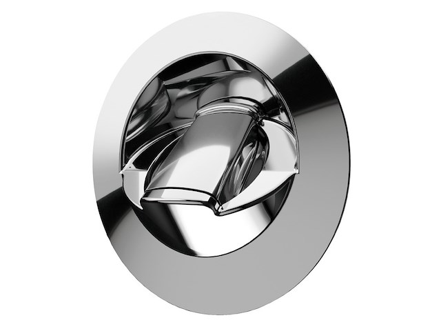 Doccia c/miscelatore Saturn base verticale Inox